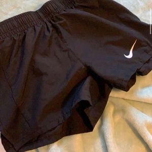 black nike shorts